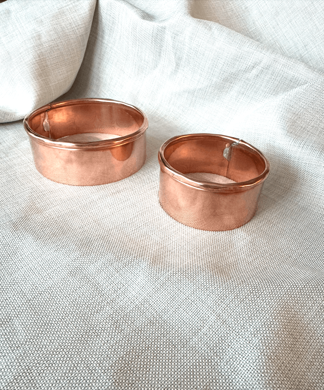 Copper Biscuit Cutters - 3"