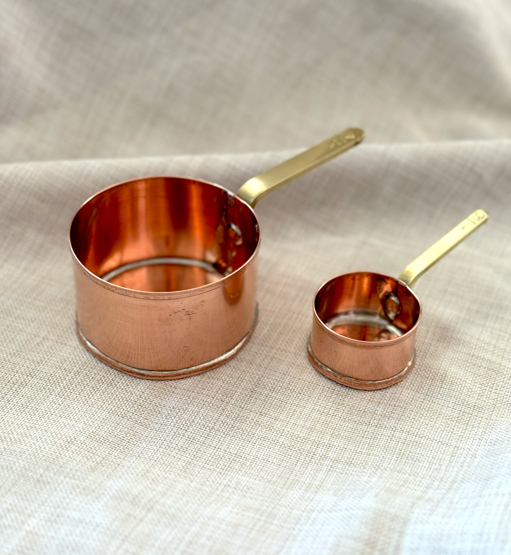 Copper Measuring Cups - Special Sizes