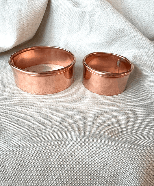 Copper Biscuit Cutters - Set of 2