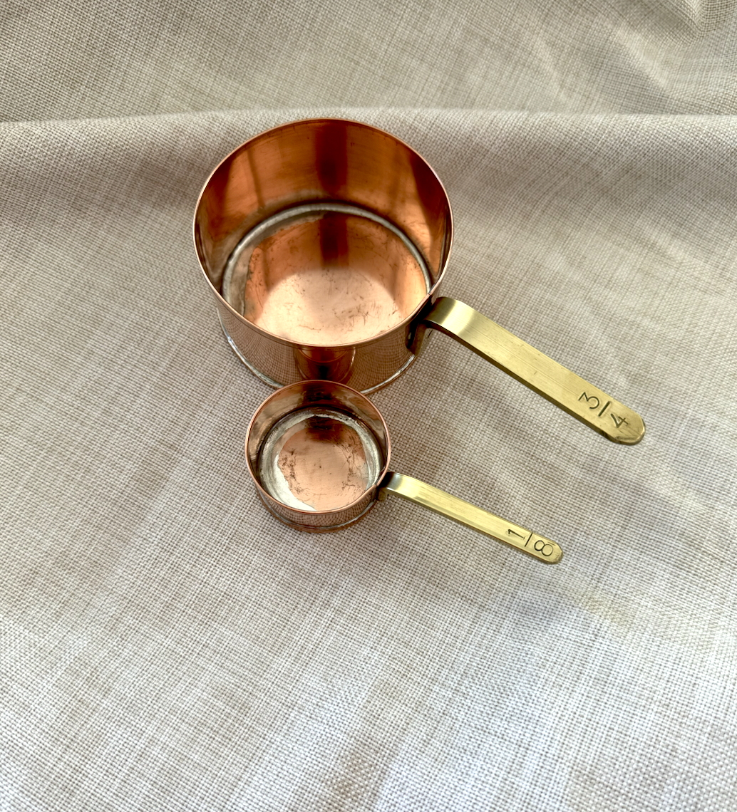 Copper Measuring Cups - Special Sizes