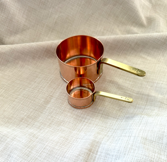 Copper Measuring Cups - Special Sizes