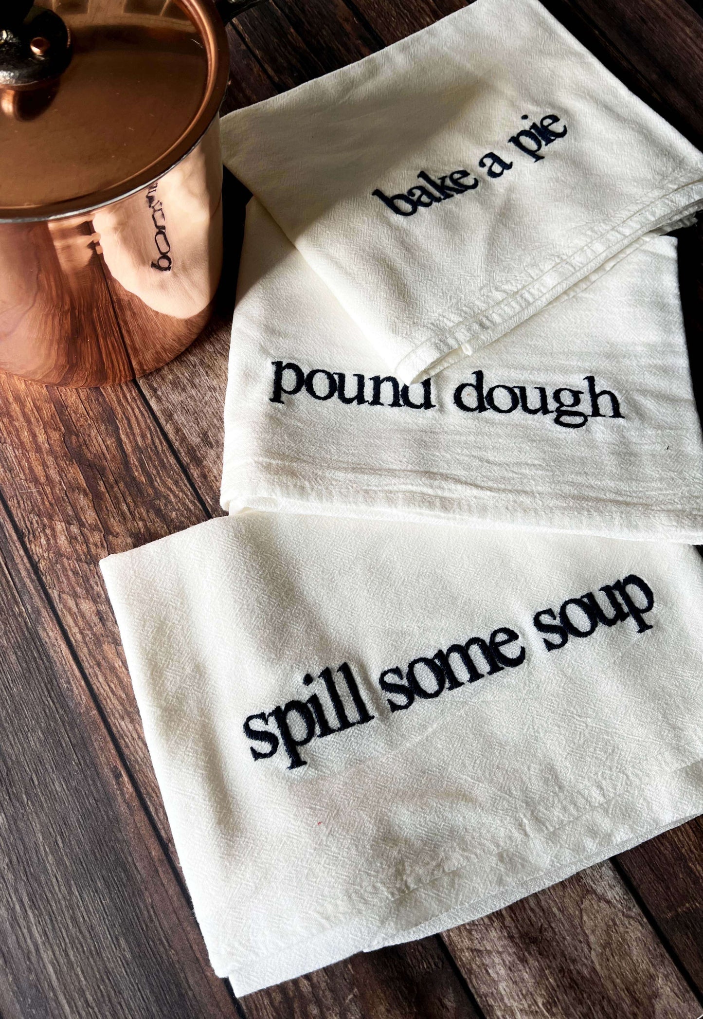 Pure Cotton Dish Towels - Soup Collection